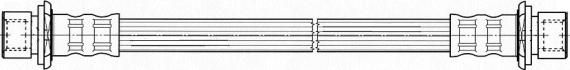 CEF 512345 - Гальмівний шланг autocars.com.ua