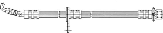 CEF 512366 - Гальмівний шланг autocars.com.ua