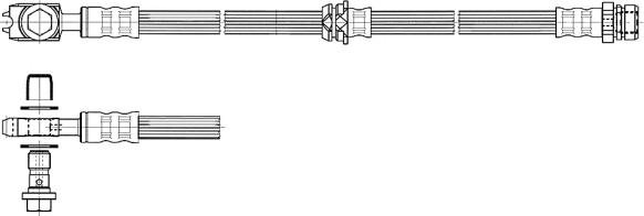 CEF 512441 - Гальмівний шланг autocars.com.ua