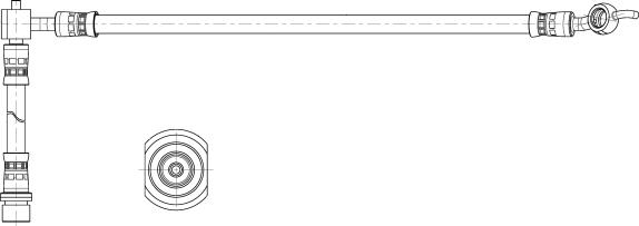 CEF 512455 - Гальмівний шланг autocars.com.ua