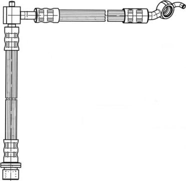 CEF 512456 - Гальмівний шланг autocars.com.ua