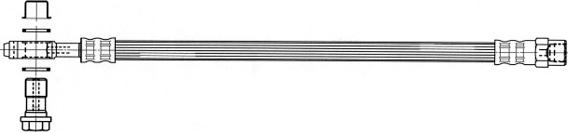 CEF 512560 - Гальмівний шланг autocars.com.ua