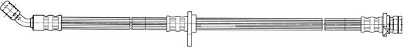 CEF 512571 - Гальмівний шланг autocars.com.ua