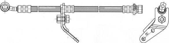 CEF 512572 - Гальмівний шланг autocars.com.ua