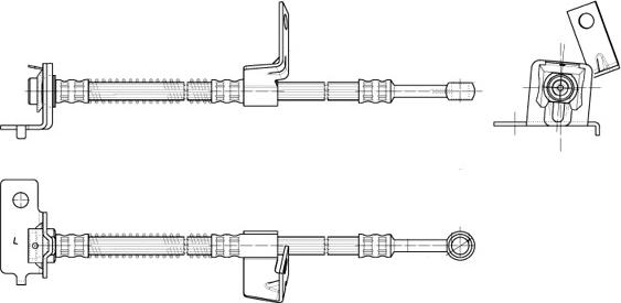 CEF 512631 - Гальмівний шланг autocars.com.ua