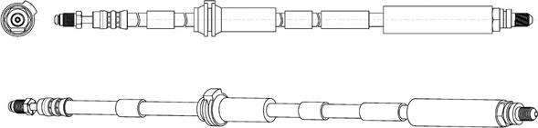 CEF 512803 - Гальмівний шланг autocars.com.ua