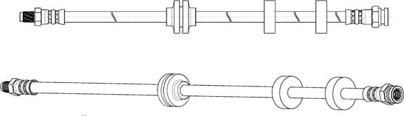 CEF 512817 - Гальмівний шланг autocars.com.ua