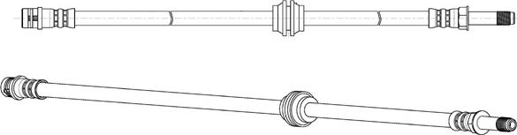 CEF 512822 - Гальмівний шланг autocars.com.ua