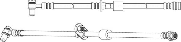 CEF 512836 - Гальмівний шланг autocars.com.ua