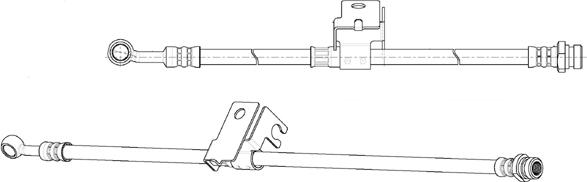 CEF 512841 - Гальмівний шланг autocars.com.ua