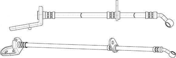 CEF 512852 - Гальмівний шланг autocars.com.ua
