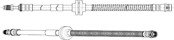 CEF 512861 - Гальмівний шланг autocars.com.ua