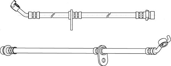 CEF 512912 - Гальмівний шланг autocars.com.ua