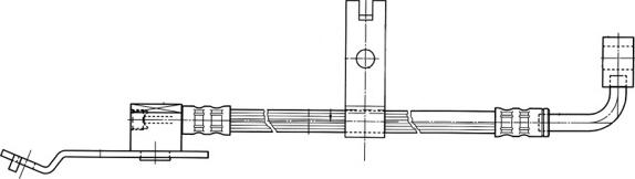 CEF 513155 - Гальмівний шланг autocars.com.ua