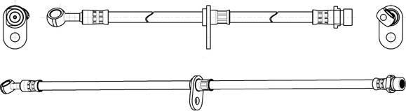 CEF 514551 - Гальмівний шланг autocars.com.ua