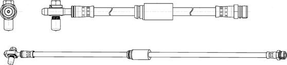 CEF 514555 - Гальмівний шланг autocars.com.ua