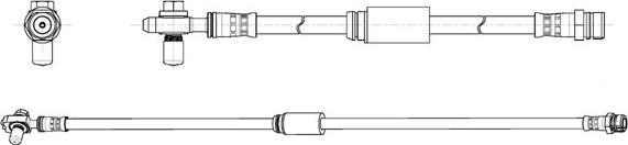 CEF 514557 - Гальмівний шланг autocars.com.ua