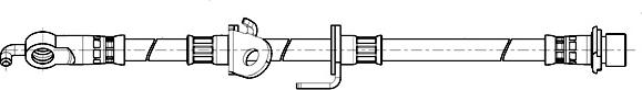 CEF 514604 - Гальмівний шланг autocars.com.ua