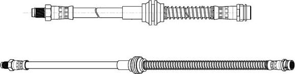 CEF 514654 - Гальмівний шланг autocars.com.ua