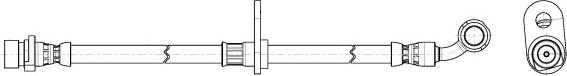 CEF 515117 - Гальмівний шланг autocars.com.ua