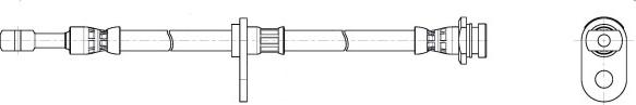 CEF 515393 - Гальмівний шланг autocars.com.ua