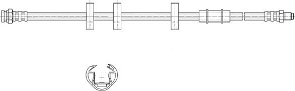 CEF 516993 - Тормозной шланг autodnr.net