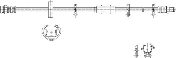 CEF 517060 - Тормозной шланг autodnr.net