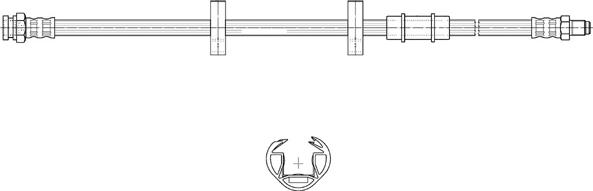 CEF 517061 - Тормозной шланг autodnr.net