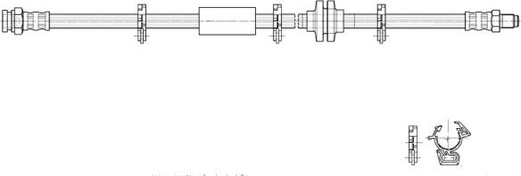 CEF 517072 - Тормозной шланг autodnr.net