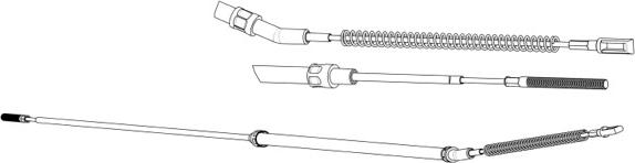 CEF BW02104 - Трос, гальмівна система autocars.com.ua