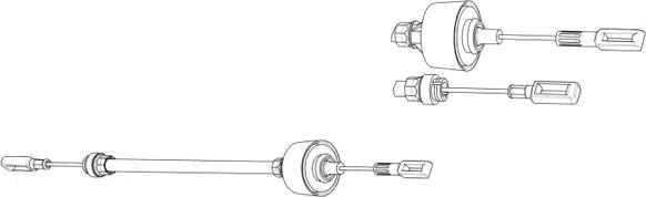CEF CT01121 - Трос, управління зчепленням autocars.com.ua