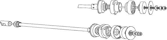 CEF CT01141 - Трос, управління зчепленням autocars.com.ua