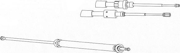 CEF CT02176 - Трос, гальмівна система autocars.com.ua