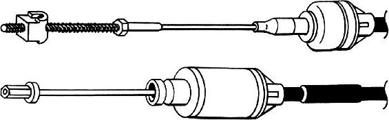 CEF OP01151 - Трос, управління зчепленням autocars.com.ua