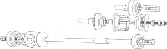 CEF PU01127 - Трос, управління зчепленням autocars.com.ua
