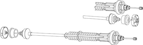 CEF PU01151 - Трос, управление сцеплением autodnr.net