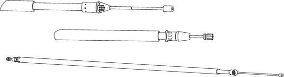CEF RT02294 - Трос, гальмівна система autocars.com.ua