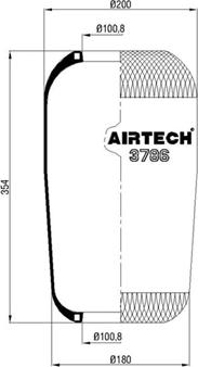 C.E.I. 261019 - Кожух пневматичної ресори autocars.com.ua