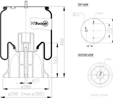 C.E.I. 562054 - Кожух пневматической рессоры avtokuzovplus.com.ua