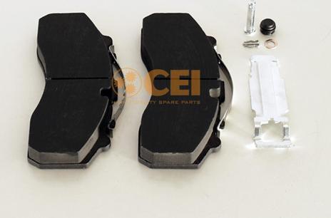 C.E.I. 584.001 - Гальмівні колодки, дискові гальма autocars.com.ua