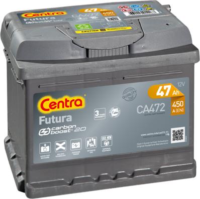 CENTRA CA472 - Стартерна акумуляторна батарея, АКБ autocars.com.ua
