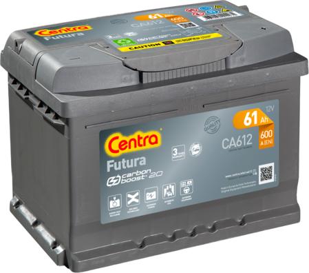 CENTRA CA612 - Стартерна акумуляторна батарея, АКБ autocars.com.ua