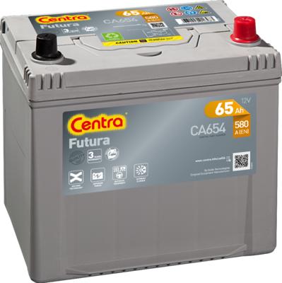 CENTRA CA654 - Стартерна акумуляторна батарея, АКБ autocars.com.ua