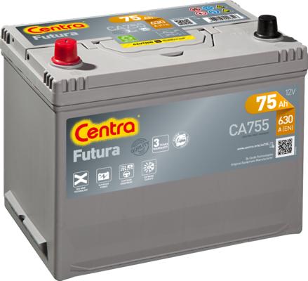 CENTRA CA755 - Стартерна акумуляторна батарея, АКБ autocars.com.ua