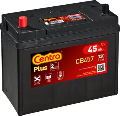 CENTRA CB457 - Стартерна акумуляторна батарея, АКБ autocars.com.ua