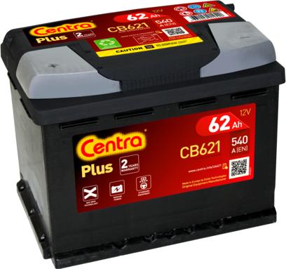 CENTRA CB621 - Стартерна акумуляторна батарея, АКБ autocars.com.ua
