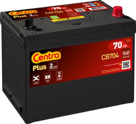 CENTRA CB704 - Стартерна акумуляторна батарея, АКБ autocars.com.ua