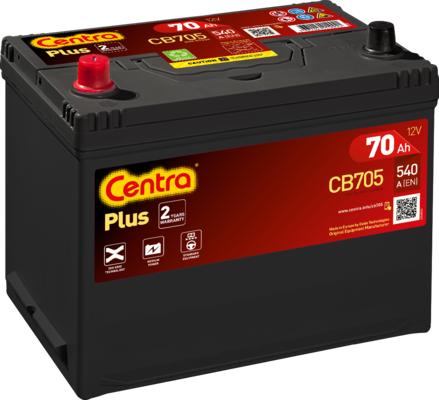 CENTRA CB705 - Стартерна акумуляторна батарея, АКБ autocars.com.ua