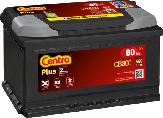 CENTRA CB800 - Стартерна акумуляторна батарея, АКБ autocars.com.ua