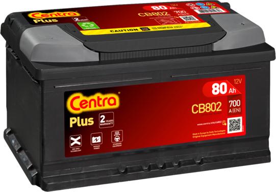CENTRA CB802 - Стартерная аккумуляторная батарея, АКБ autodnr.net